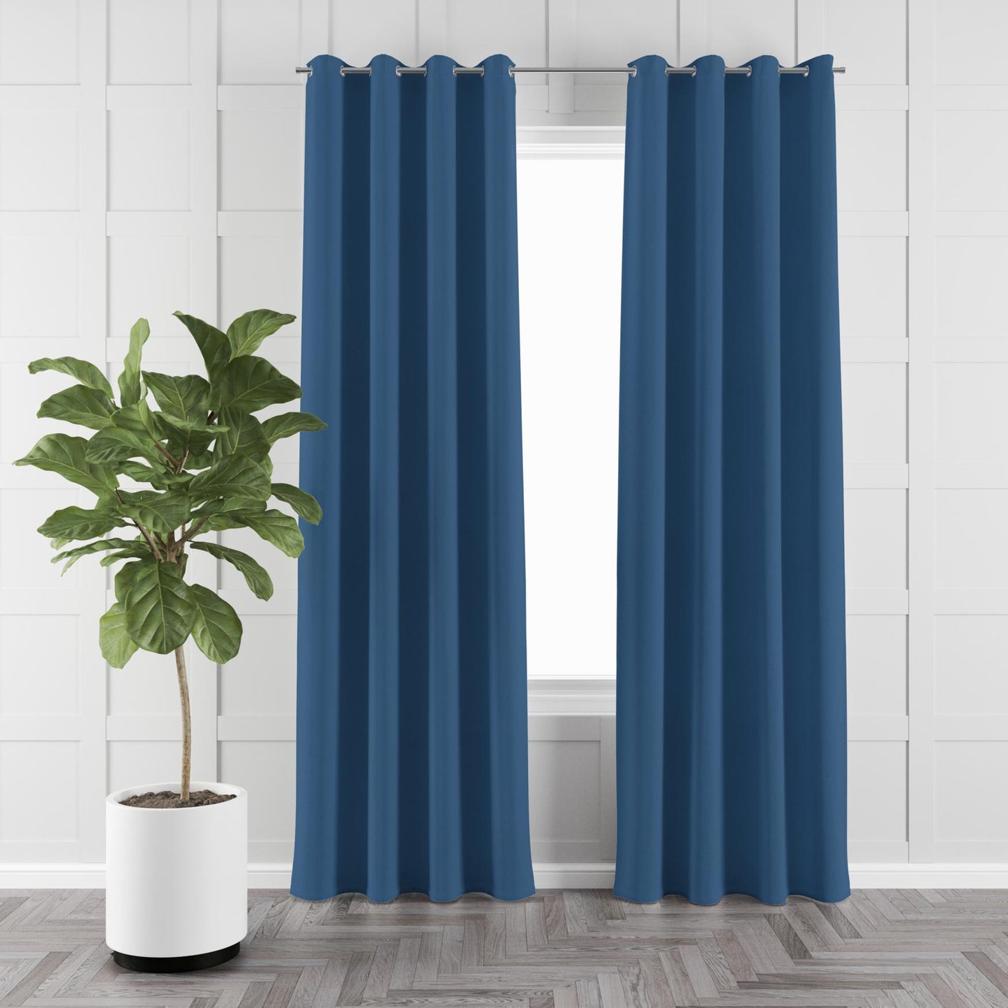 NAVI【BUY 1 & GET 1】KOREAN SOFT BLOCKOUT CURTAIN  | For Home Living Room Bedroom Window Treatment