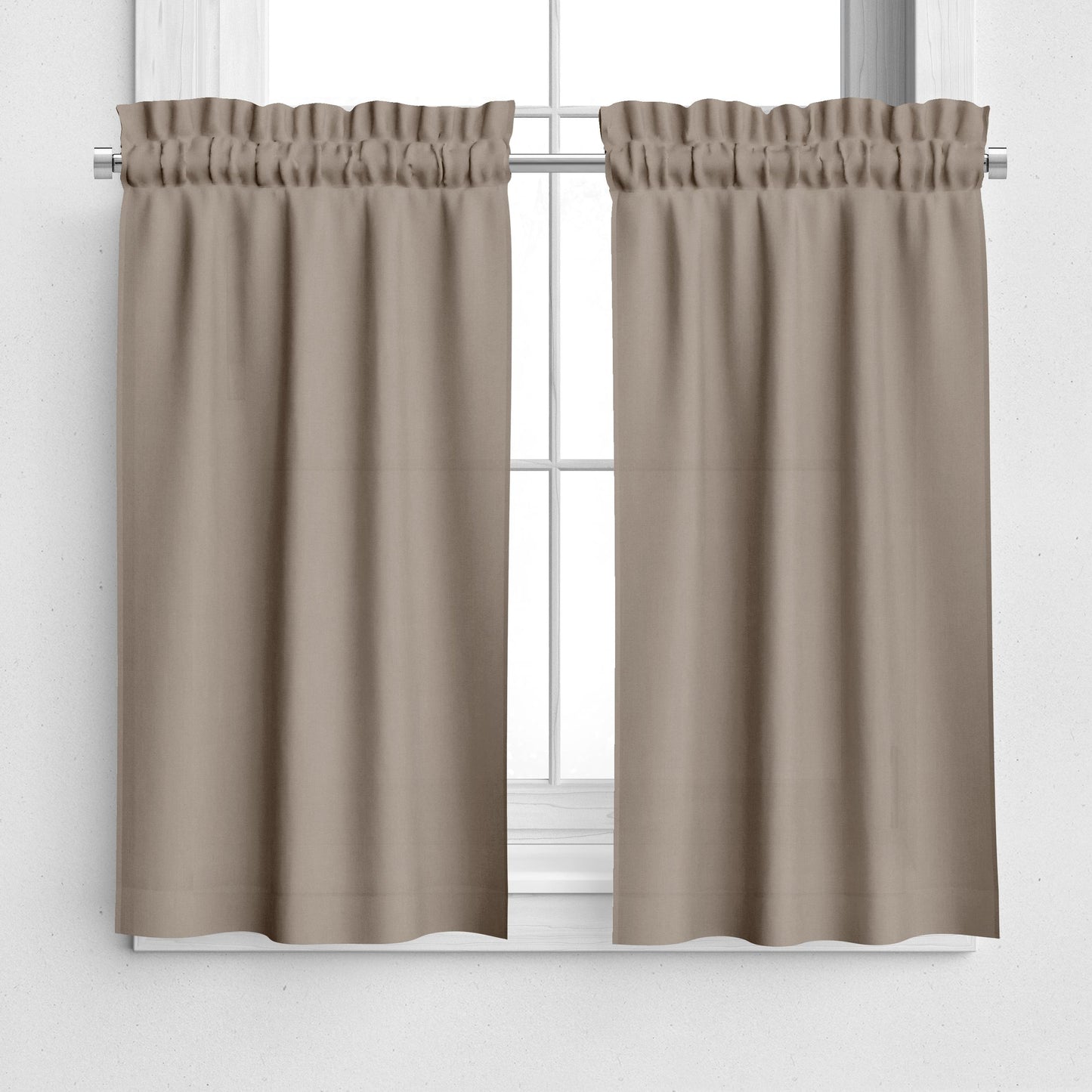NAVI Rod Pocket Blockout Curtain | Korean Soft Blockout | Non Ring for Living Room & Bedroom Window Treatment | 100% Polyester, Thermal Insulation, Privacy Protection, Sunlight & Sound Blocking, Energy Saving