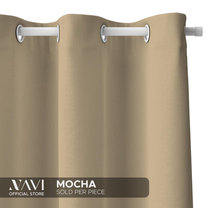 NAVI - 1PC Classic Home Curtains | Ring Type For Living Room Bedroom Window Treatment | SOLD PER PIECE/PANEL
