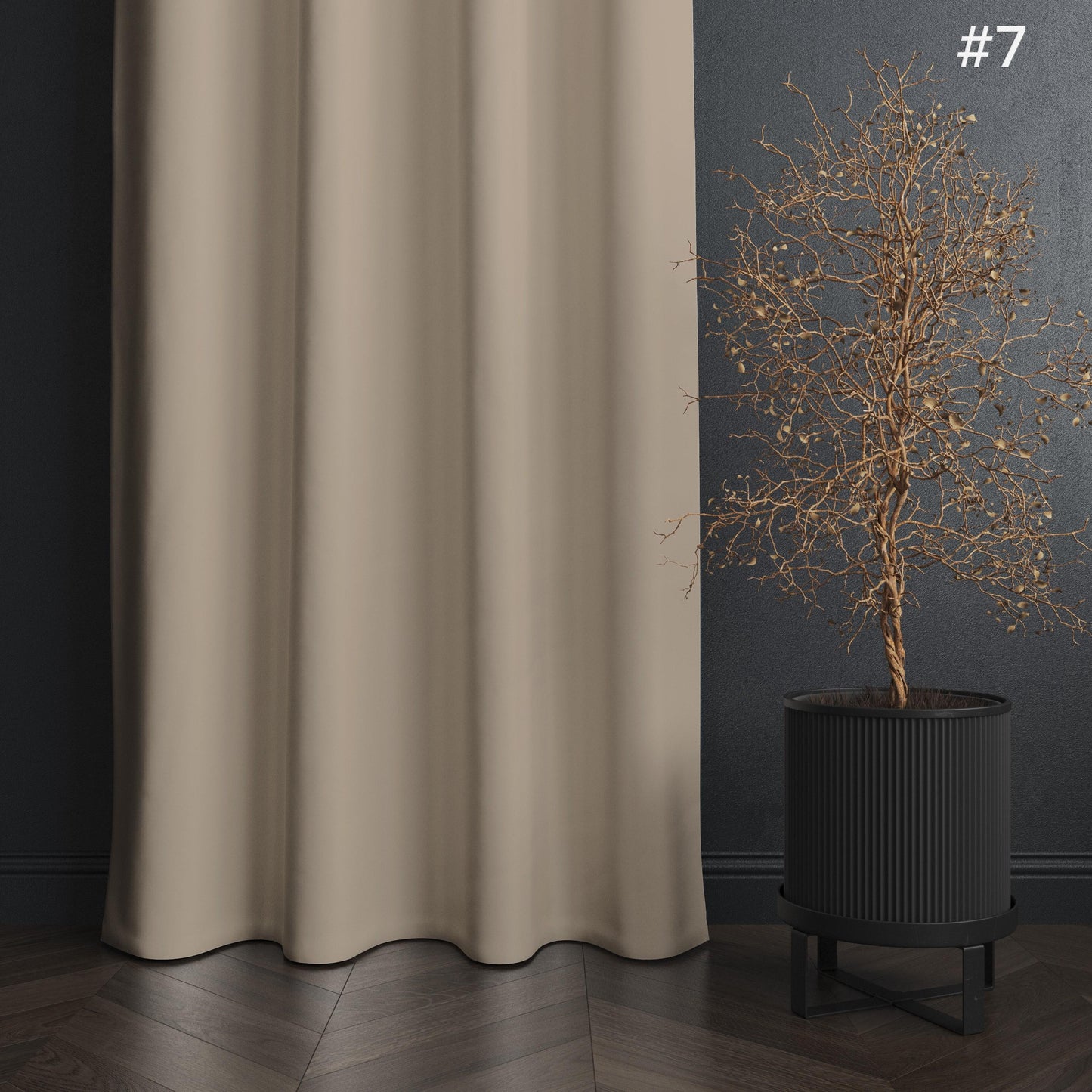 NAVI Blockout Tieback | 2 PCS (Pair) | Fabric Holdback | Curtain Accessory