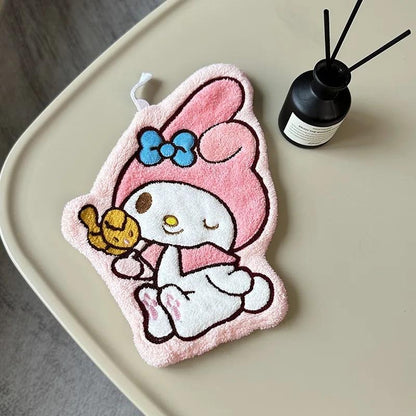 NAVI Cute Character Hand Towel & Pot Holder | Double-Layer Soft Cotton | Quick-Dry & Super Absorbent