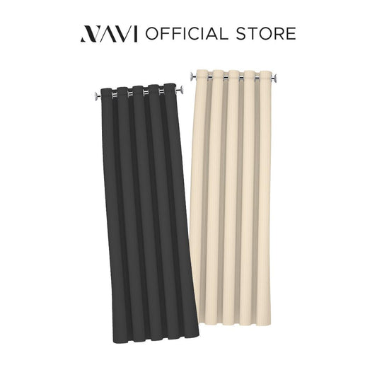 NAVI - 1PC Classic Home Curtains | Ring Type For Living Room Bedroom Window Treatment | SOLD PER PIECE/PANEL